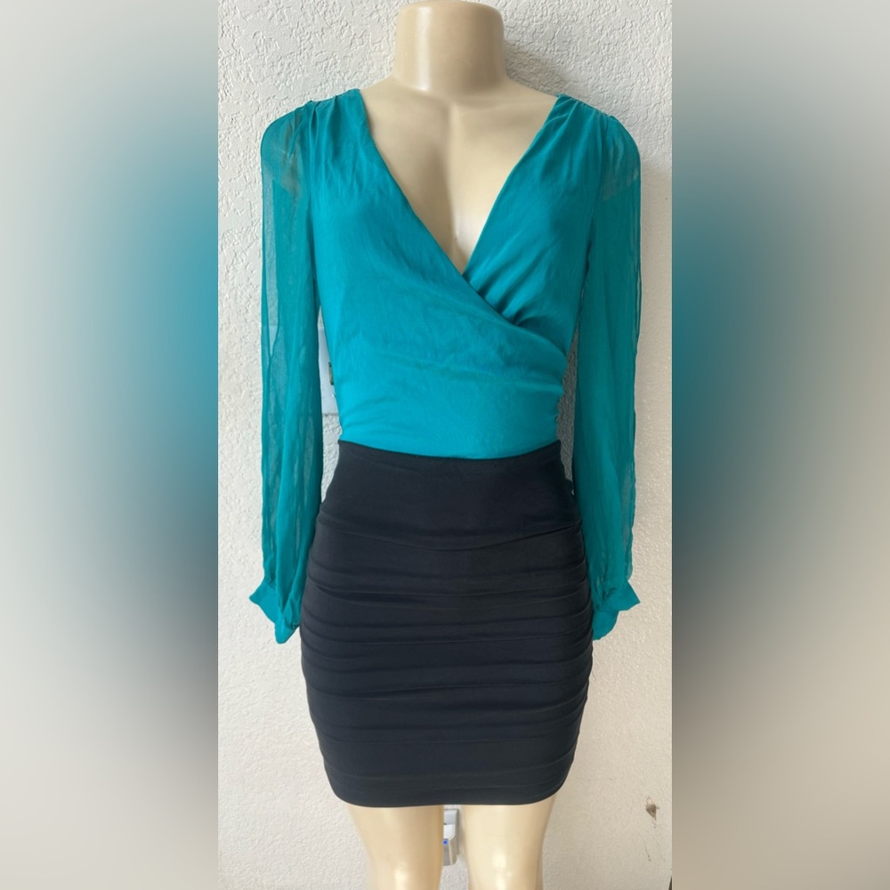 Maria Bianca Nero classy business dress long sleeve be midi